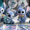 Neue al Disney Stitch Fluffy Adventure Series Blind Box Stitch Beflockte Puppe Mini Puppe Mystery Box Schreibtisch Dekoration Geschenke Spielzeug 2
