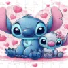 Disney Lilo & Stitch Puzzle, begleitende Kinder im Alter von 14 Jahren, mit intellektuellem Aufdruck, handgefertigtes Puzzle, 108/200/300/500/1000/1500 Teile