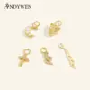 ANDYWEN 925 Sterling Silber Gold Multi-Typ Zirkon CZ Kleiner Charm Anhänger Schmuck 2026 Niedliches Modisches Geschenk für Frauen