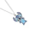 Disney Stitch Volldiamant-Halskette – funkelnder Strass-Anhänger, Lilo & Stitch Bling-Spielzeug für Frauen und Fans 3