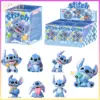 Neue al Disney Stitch Fluffy Adventure Series Blind Box Stitch Beflockte Puppe Mini Puppe Mystery Box Schreibtisch Dekoration Geschenke Spielzeug