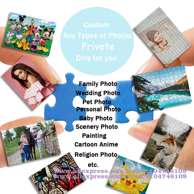 Disney Lilo & Stitch Puzzle, begleitende Kinder im Alter von 14 Jahren, mit intellektuellem Aufdruck, handgefertigtes Puzzle, 108/200/300/500/1000/1500 Teile 6