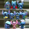 Hot Stitch Figur Spielzeug Set Anime Stitch Action Figuren Weihnachtsgeschenk und Puppen mit Aufbewahrungstasche Versorgung Dekoration Spielzeug 5