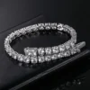 SEMNI 3 mm 4 mm 5 mm 6,5 mm Moissanit-Diamant-Tennis-Armband für Damen und Herren, Zertifikat, 925er Sterlingsilber, luxuriöser edler Schmuck 4