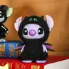 Neue al Stitch Trick Anime Action Figure Spielzeug Kürbis Zauberer Leuchtende Skelett Stich Action Figure Überraschung Halloween Geschenke 2