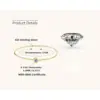 TY 0,5 CT Moissanit-Armreif, 18 Karat vergoldet, 925er Sterlingsilber, klassischer Armreif, Lünetten-Set, Diamant-Armband für Frauen, Geschenk 6