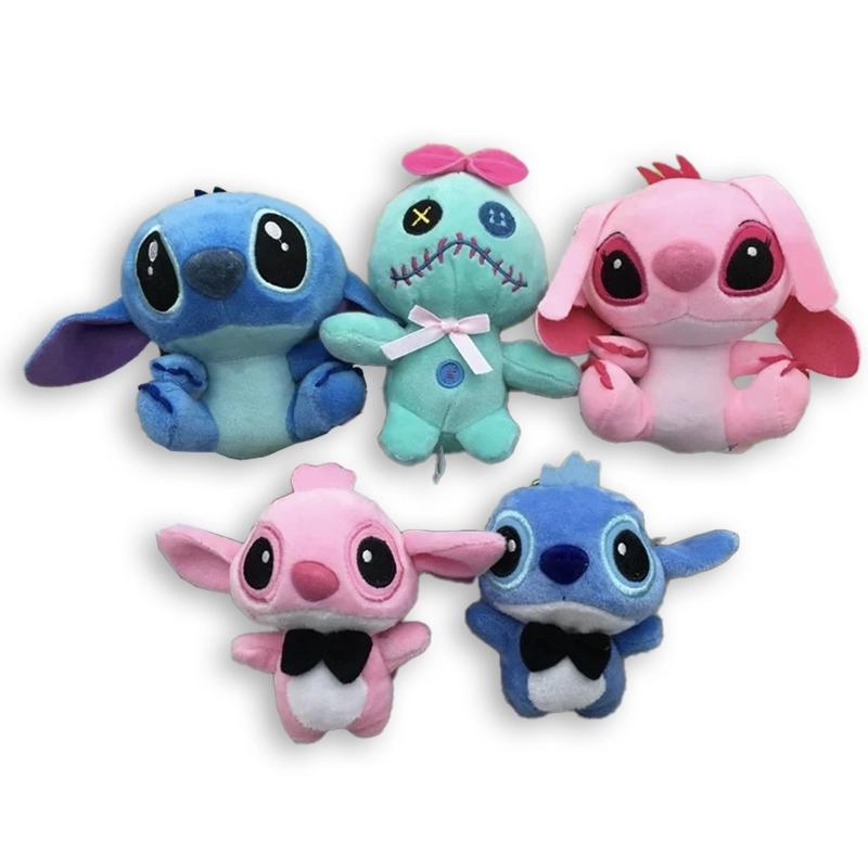 Disney Stitch Blumenstrauß mit Plüschfigur – Geschenkset & Schlüsselanhänger