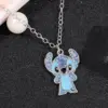 Disney Stitch Volldiamant-Halskette – funkelnder Strass-Anhänger, Lilo & Stitch Bling-Spielzeug für Frauen und Fans 6