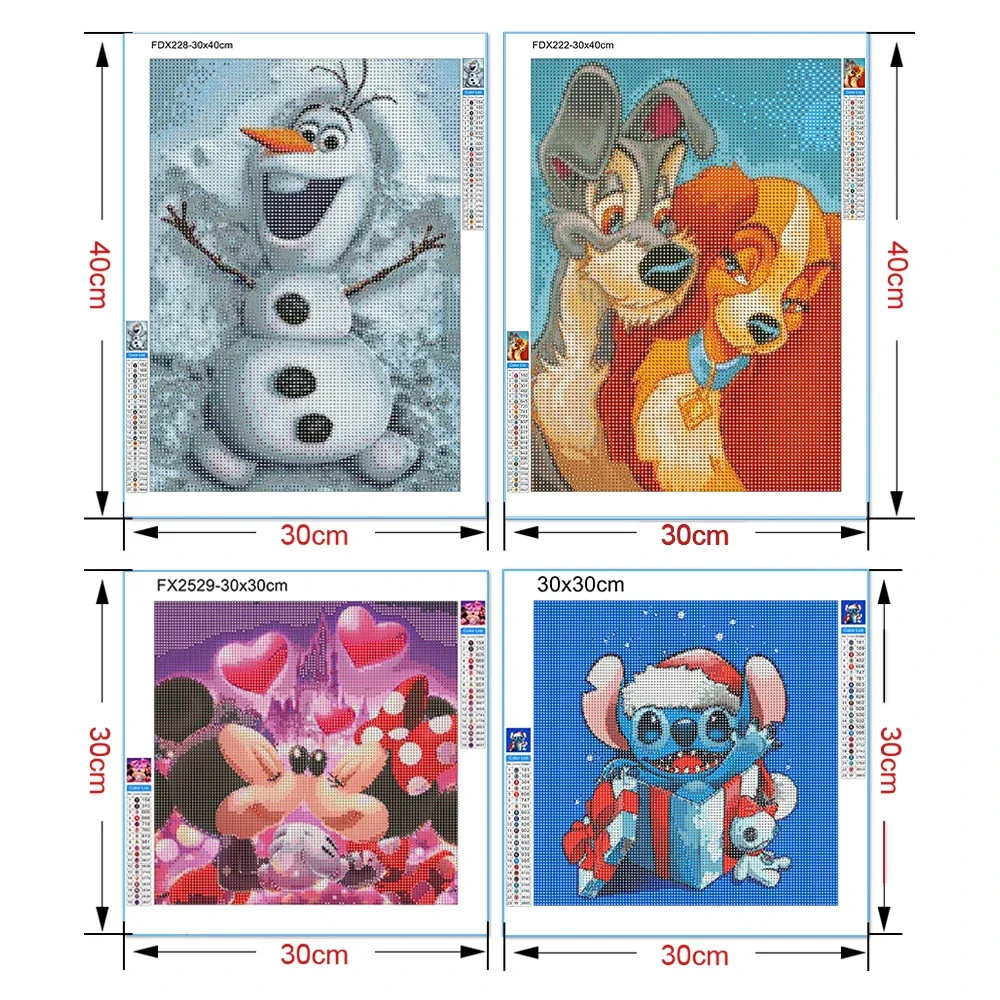 Diamant Malerei Cartoon Lilo Stich Grinsekatze Elsa Yoda Mosaik Stickerei Diy Strass Kinderzimmer Dekor Geschenk 3