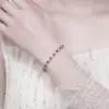 Luxuriöses ovales/herzförmiges Labor-Armband mit rotem Rubin für Damen, 925er Sterlingsilber, Diamantschmuck, Edelsteinarmband für Damen 4