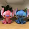 Disney Anime Stitch 18 cm Figur Rosa und Blau Sparschwein Stitch Interstellar Baby Geschenk Ornament Dekorative Kinder Spielzeug Geschenk 3