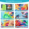 Großes Stich-Diamant-Malerei-Set, 5D-DIY-Mosaik, Kreuzstickerei, handgefertigt, DIY-Kunst, Heimdekoration 6