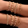 Riesenrad Exquisites Edelstahl-Zirkon-Armband für Frauen, Blume, wasserdicht, vergoldet, unregelmäßig, luxuriös, handgefertigter Schmuck 2