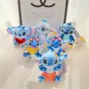 al Disney Kawaii Stitch Angie Plüschtier Schlüsselanhänger Niedlicher Stitch Angel Plüschtiere Schlüsselanhänger Kawaii Peluche Puppen Anhänger Geschenk Kinder 3