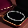 BXINY GRA zertifizierte alle Moissanit-Armreifen, 925er-Sterlingsilber, Platte, 18 Karat Gold, Labordiamant-Armband für Frauen, Party-Geschenke, Schmuck 3