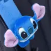 Niedlicher Cartoon Stitch Sicherheitsgurt-Schutzbezug Anime Lilo & Stitch Weicher Plüsch Auto-Schultergurt Auto-Innendekoration 3