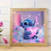 5D DIY Öl Leinwand/Hochwertige Beflockung Stoff Runde Diamant Malerei Kit Cartoon Nette Stich Herz Mosaik Kunst Bild zimmer Hom 5