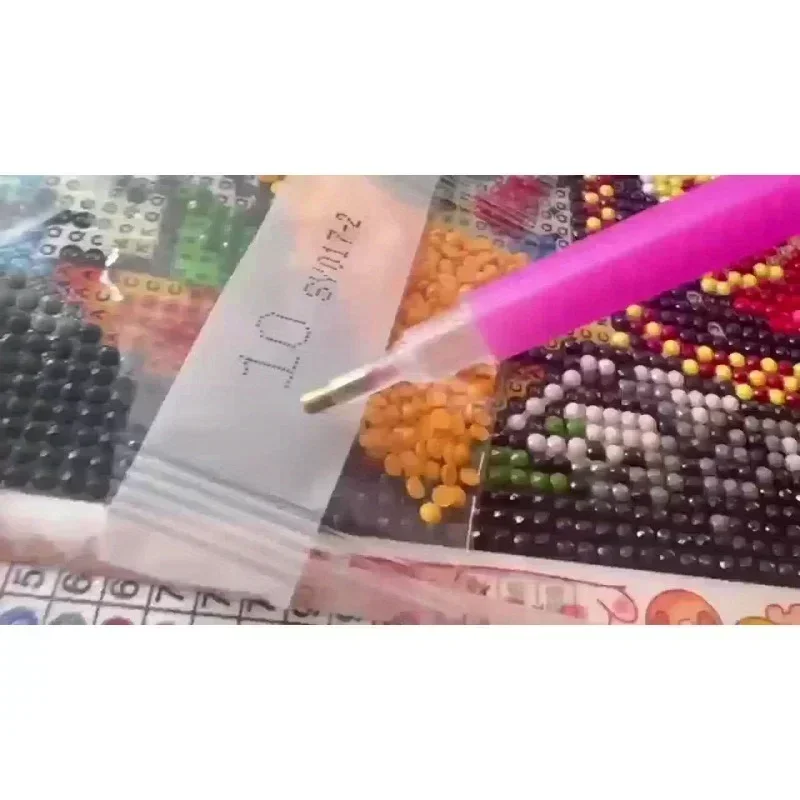 Großes Stich-Diamant-Malerei-Set, 5D-DIY-Mosaik, Kreuzstickerei, handgefertigt, DIY-Kunst, Heimdekoration 4