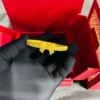Echtes 18K Gold Rose Offene Schleife Hohlarmband für Frauen Freundin Verlobung Geburtstag Valentinstag Gold Armreif Schmuck Geschenke 4