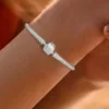 Armband aus 925er-Sterlingsilber, Zirkon, süße Liebe, Herz, DIY-Perlenherstellung, passend für al-Pan-Armbänder, edler Schmuck, Geschenk 5