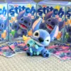 Neue al Disney Stitch Fluffy Adventure Series Blind Box Stitch Beflockte Puppe Mini Puppe Mystery Box Schreibtisch Dekoration Geschenke Spielzeug 6