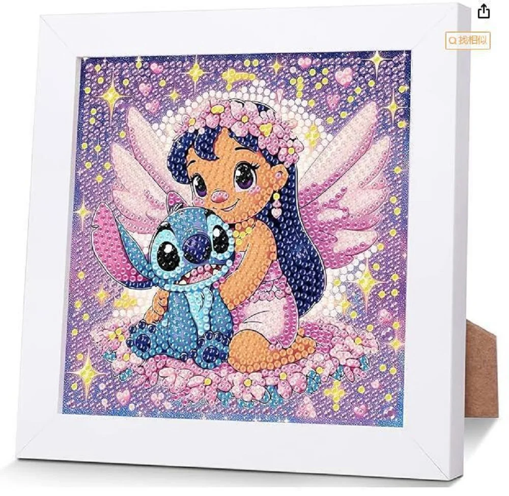 18*18cm 5D Cartoon Diamant Malerei Stich Kleben Volle Bohrer Sticken Raum Dekoration Zeichnen Handarbeit Halbzeuge