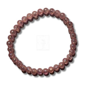 Zartes roséfarbenes Perlenarmband – handgefertigt
