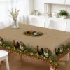 1 Stück, Vintage-Hahn-Bauernhof-Thema, Polter-Tischdecke + 4 selbstklebende Aufkleber, Hahn, Küken, Ei, Blumendruckmuster, geprägte Kanten, runde/rechteckige Esstischdecke, geeignet für Zuhause, Küchendekoration, Raumdekoration, Dekoration, Dekoration, Dekoration, Party, Dekoration, Dekoration, Dekoration, Küchendekoration, Raumdekoration, Outdoor, Geschenk, Raumdekoration, Innendekoration, Innendekoration, Innendekoration, Innendekoration, Innendekoration, Innendekoration, Innendekoration im Freizeitze, Innendekoration, Innendekoration im Freizeitendekoration im Freizeitze mit Früche im Freizeitendekoration im Freizeitze, Raumdekoration im Freizeitze mit Früche im Freizeitbereich, Früche im Freizeitze im Freien im Freien, Raumdekoration im Freien im Freien im Freien im Freien im Freien, Frühling im Freien im Freizeit-Stil 2