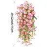 1/10PCS Künstliche Morning Glory Hängende Blumen Gefälschte Blume Outdoor Home Garten Wand Hängen Petunias Pflanzen Hochzeit Dekoration 3