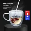 Transparente Glas Kaffeetasse Milch Whisky Tee Bier Doppel Kreative Hitzebeständige Cocktail Wodka Wein Becher Tumbler Drink Geschenk 3