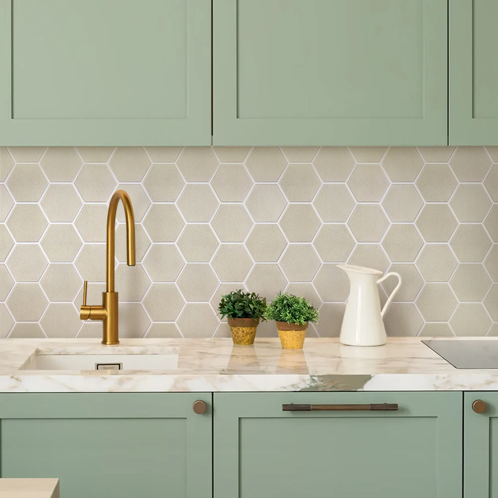 5/10 Stück PVC-Wandaufkleber zum Abziehen und Aufkleben, 11,8 x 11,8 Zoll, wasserdicht, Innendekoration, Wohnzimmer-Wanddekoration 2