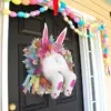 2025 Neuer Osterhasenkranz, bunte Tür-Wand-Ornamente, fröhliches Osterhasen, kreative Girlande für Zuhause, Party, Festival-Dekoration