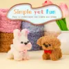 IMAZY Pfeifenreiniger zum Basteln, extra dickes Jumbo-Fell-Chenille-Stiel-Set, Großzubehör, DIY-Kunst- und Handwerksdekorationen, gedrehte Stange, flauschig 6