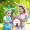 2025 Neuer Osterhasenkranz, bunte Tür-Wand-Ornamente, fröhliches Osterhasen, kreative Girlande für Zuhause, Party, Festival-Dekoration 6