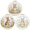 Oster-Frühlings-Hase Blumen-Stickerei DIY-Set 2026 Handgemachtes Anfänger-Stickerei-Material-Kit mit EN-Anleitung Geschenk