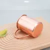 100 % Kupfer, Moskauer Mule-Becher, 1/2/3/4 Stück, 400 ml, langlebig, kupferfarbene Bierkrüge, Kaffeebecher, Milchbecher, Barbecher aus reinem Kupfer 5