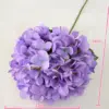 58 cm künstliche Hortensie realistisch bunt mit Blättern Hochzeit Home Party Wohnzimmer Tischdekoration 2
