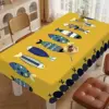 Tischdecke mit böhmischem Sardinenmuster, Tischdecke aus Polter mit buntem Fischdesign, Tischläufer, modernes Wohnaccessoire 4