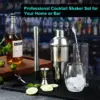 6/9 stücke Edelstahl Cocktail Shaker Bartending Werkzeuge Barkeeper Kit Martini Sharker Trinken Mixer Set Mit Lagerung Tasche 4