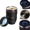 Kaffeetasse mit Kameraobjektiv, 450 ml, Metall-Thermosbecher für Fotografen, wiederverwendbare Haushaltsgegenstände, tolles Geschenk für Schulbelohnungen 2
