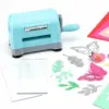 Mini-manuelle Stanzmaschine, tragbare Stanz- und Stanzmaschine für Papierprägemaschine für Kartenherstellung, Scrapbooking, DIY-Bastelwerkzeug