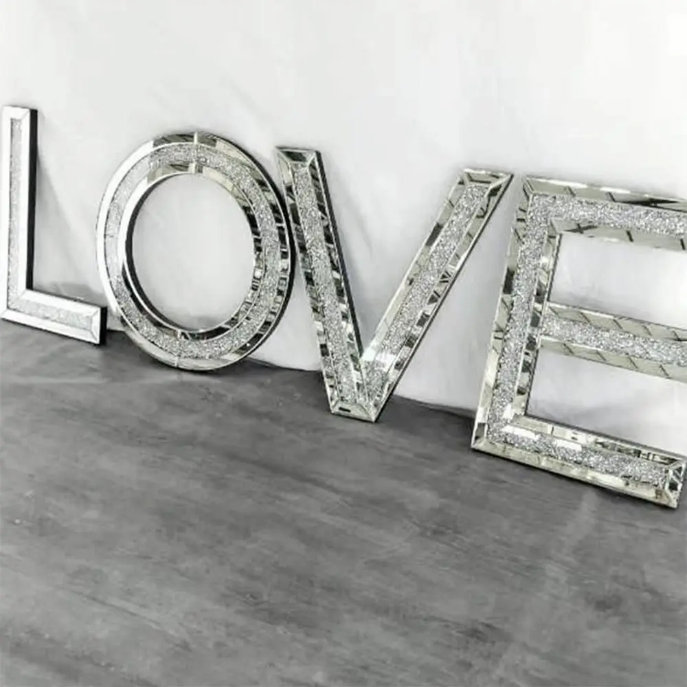 90cm Spiegel Mosaik fliesen selbst klebende Kristall Diamant Glas Wanda uf kleber DIY handgemachte Handwerk Ball Party Home Dekoration 2