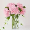 58 cm künstliche Hortensie realistisch bunt mit Blättern Hochzeit Home Party Wohnzimmer Tischdekoration 1