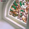 Sichtschutzfolie für Fenster, Magnolien-Fensterfolienaufkleber, nicht klebend, statisch haftende Glasaufkleber, Sonne, UV-blockierende Wärme 4