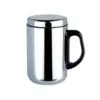 500ML Doppel Wand Anti Verbrühungen Kaffee Becher Isolierte Tragbare Edelstahl Trinken Tasse Trinkbecher Stahl Polieren Bier Tee saft