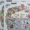 2D Flacher Osterhase Kranz Fenstersticker Statisch Haftender Glasaufkleber Osterparty Dekoration Festbedarf Türaufkleber 5