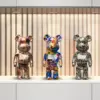 2024 neue Graffiti Bär 27 cm Figur Hause Dekoration Tier Statue Lagerung Geld Jar Moderne Zimmer Skulptur Tisch Dekor 5