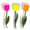 12Pcs Holz Blume Ornament Multi Tulpe DIY Malerei Handwerk Für Frohe Ostern Party Frühling Hause Dekoration Kinder Geschenke Versorgung 2