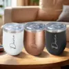 1 Stück Personalisierter Yerba Mate Becher, Doppelwandiger Edelstahl Mate Teebecher, Eierschalenförmiger Wein-Tumbler, Kaffeebecher, Reise-Trinkbecher 1