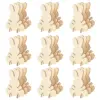 10/20 stücke Ostern Holz Hase Kaninchen DIY Holz Ornament Handwerk Kinder Spielzeug Geschenk Frohe Ostern Party Hause Desktop Dekoration